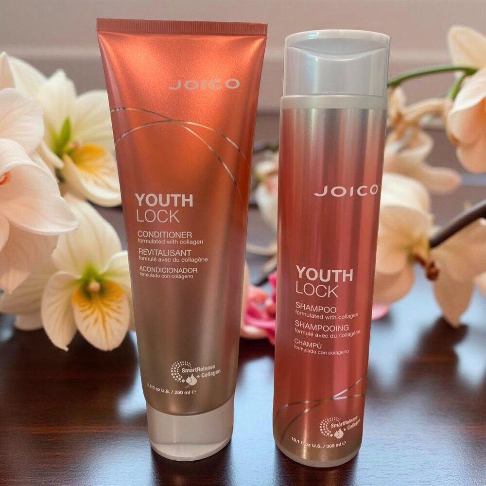 Joico Youth Lock Collagen Shampoo 10.1 oz Conditioner 8.5 oz